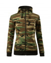 Mikina Camo Zipper dámska Mikina Camo Zipper dámska