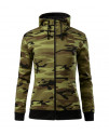 Mikina Camo Zipper dámska Mikina Camo Zipper dámska