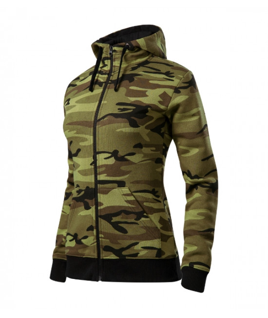 Mikina Camo Zipper dámska Mikina Camo Zipper dámska